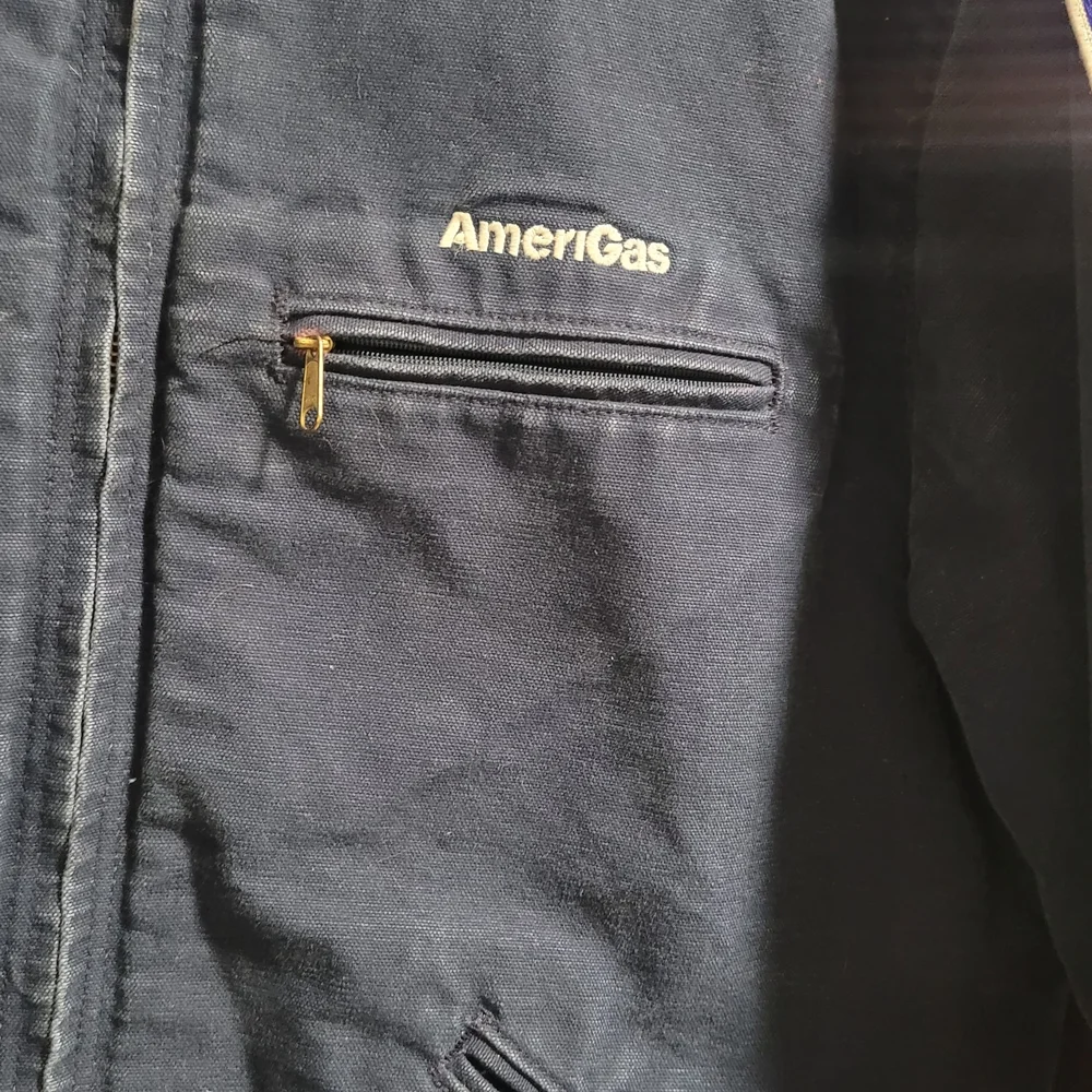 Mens Carhart Detroit Work Jacket In Navy - Picture 2 of 11